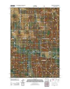 Cow Butte NE South Dakota Historical topographic map, 1:24000 scale, 7.5 X 7.5 Minute, Year 2012