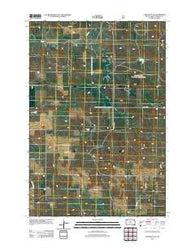 Cow Butte SE South Dakota Historical topographic map, 1:24000 scale, 7.5 X 7.5 Minute, Year 2012