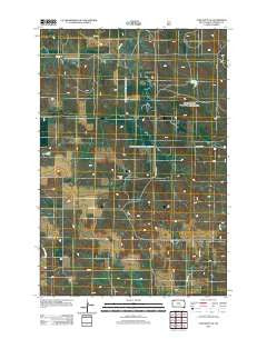 Cow Butte SE South Dakota Historical topographic map, 1:24000 scale, 7.5 X 7.5 Minute, Year 2012