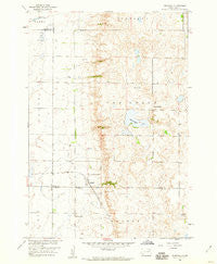 Crandall South Dakota Historical topographic map, 1:24000 scale, 7.5 X 7.5 Minute, Year 1958