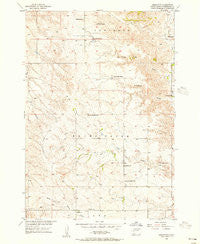 Creighton South Dakota Historical topographic map, 1:24000 scale, 7.5 X 7.5 Minute, Year 1955