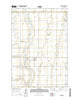 Cresbard South Dakota Current topographic map, 1:24000 scale, 7.5 X 7.5 Minute, Year 2015