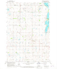 Cresbard NE South Dakota Historical topographic map, 1:24000 scale, 7.5 X 7.5 Minute, Year 1966