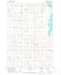 Cresbard NE South Dakota Historical topographic map, 1:24000 scale, 7.5 X 7.5 Minute, Year 1966