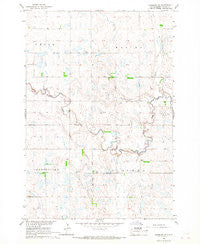 Cresbard SE South Dakota Historical topographic map, 1:24000 scale, 7.5 X 7.5 Minute, Year 1966