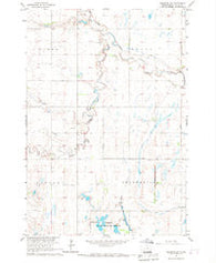 Cresbard SW South Dakota Historical topographic map, 1:24000 scale, 7.5 X 7.5 Minute, Year 1966