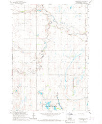 Cresbard SW South Dakota Historical topographic map, 1:24000 scale, 7.5 X 7.5 Minute, Year 1966