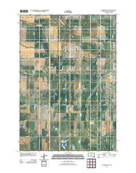 Cresbard SW South Dakota Historical topographic map, 1:24000 scale, 7.5 X 7.5 Minute, Year 2012