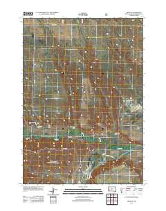 Creston South Dakota Historical topographic map, 1:24000 scale, 7.5 X 7.5 Minute, Year 2012