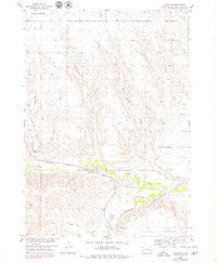 Creston South Dakota Historical topographic map, 1:24000 scale, 7.5 X 7.5 Minute, Year 1954