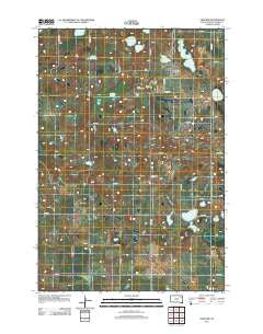 Crocker South Dakota Historical topographic map, 1:24000 scale, 7.5 X 7.5 Minute, Year 2012