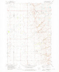 Crocker SW South Dakota Historical topographic map, 1:24000 scale, 7.5 X 7.5 Minute, Year 1973