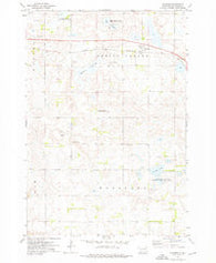 Crocker South Dakota Historical topographic map, 1:24000 scale, 7.5 X 7.5 Minute, Year 1973