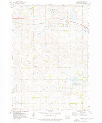 Crocker South Dakota Historical topographic map, 1:24000 scale, 7.5 X 7.5 Minute, Year 1973