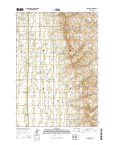 Crocker SW South Dakota Current topographic map, 1:24000 scale, 7.5 X 7.5 Minute, Year 2015