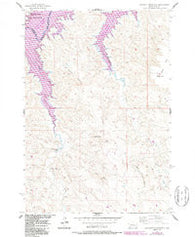 Crockett Mountains South Dakota Historical topographic map, 1:24000 scale, 7.5 X 7.5 Minute, Year 1956