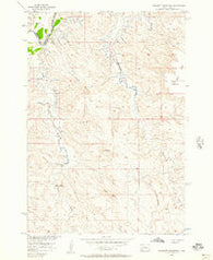 Crockett Mountains South Dakota Historical topographic map, 1:24000 scale, 7.5 X 7.5 Minute, Year 1956