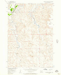 Crockett Mountains South Dakota Historical topographic map, 1:24000 scale, 7.5 X 7.5 Minute, Year 1956