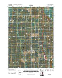 Crooks South Dakota Historical topographic map, 1:24000 scale, 7.5 X 7.5 Minute, Year 2012