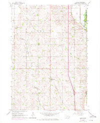 Crooks South Dakota Historical topographic map, 1:24000 scale, 7.5 X 7.5 Minute, Year 1962