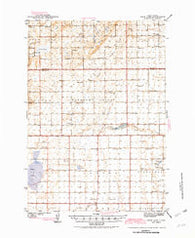 Crow Lake South Dakota Historical topographic map, 1:62500 scale, 15 X 15 Minute, Year 1942