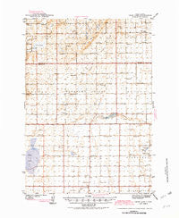 Crow Lake South Dakota Historical topographic map, 1:62500 scale, 15 X 15 Minute, Year 1942