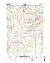 Crow Lake South Dakota Current topographic map, 1:24000 scale, 7.5 X 7.5 Minute, Year 2015