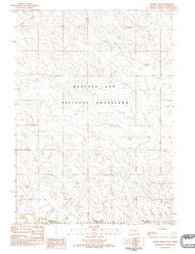 Crowe Dam South Dakota Historical topographic map, 1:25000 scale, 7.5 X 7.5 Minute, Year 1982