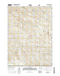 Crowe Dam South Dakota Current topographic map, 1:24000 scale, 7.5 X 7.5 Minute, Year 2015