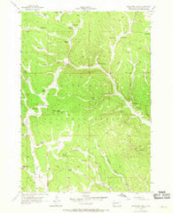 Crows Nest Peak South Dakota Historical topographic map, 1:24000 scale, 7.5 X 7.5 Minute, Year 1956