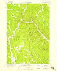 Crows Nest Peak South Dakota Historical topographic map, 1:24000 scale, 7.5 X 7.5 Minute, Year 1956