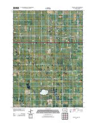 Crystal Lake South Dakota Historical topographic map, 1:24000 scale, 7.5 X 7.5 Minute, Year 2012