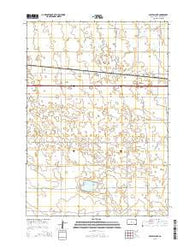 Crystal Lake South Dakota Current topographic map, 1:24000 scale, 7.5 X 7.5 Minute, Year 2015