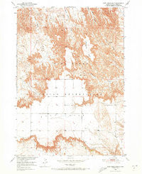 Cuny Table East South Dakota Historical topographic map, 1:24000 scale, 7.5 X 7.5 Minute, Year 1950