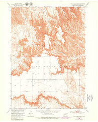 Cuny Table East South Dakota Historical topographic map, 1:24000 scale, 7.5 X 7.5 Minute, Year 1950