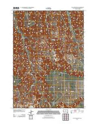 Cuny Table West South Dakota Historical topographic map, 1:24000 scale, 7.5 X 7.5 Minute, Year 2012