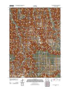 Cuny Table West South Dakota Historical topographic map, 1:24000 scale, 7.5 X 7.5 Minute, Year 2012