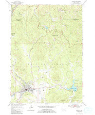 Custer South Dakota Historical topographic map, 1:24000 scale, 7.5 X 7.5 Minute, Year 1954