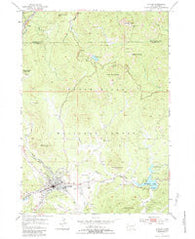 Custer South Dakota Historical topographic map, 1:24000 scale, 7.5 X 7.5 Minute, Year 1954