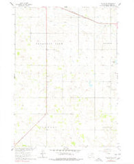 Dallas NW South Dakota Historical topographic map, 1:24000 scale, 7.5 X 7.5 Minute, Year 1964