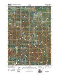 Dallas SW South Dakota Historical topographic map, 1:24000 scale, 7.5 X 7.5 Minute, Year 2012