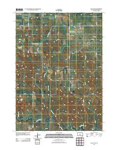 Dallas SW South Dakota Historical topographic map, 1:24000 scale, 7.5 X 7.5 Minute, Year 2012