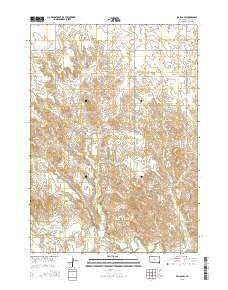 Dallas SW South Dakota Current topographic map, 1:24000 scale, 7.5 X 7.5 Minute, Year 2015
