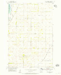 Daly Corners South Dakota Historical topographic map, 1:24000 scale, 7.5 X 7.5 Minute, Year 1954