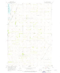 Daly Corners South Dakota Historical topographic map, 1:24000 scale, 7.5 X 7.5 Minute, Year 1954