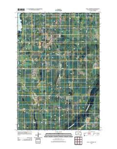 Daly Corners South Dakota Historical topographic map, 1:24000 scale, 7.5 X 7.5 Minute, Year 2012