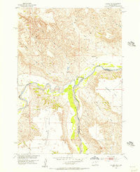 Dalzell NE South Dakota Historical topographic map, 1:24000 scale, 7.5 X 7.5 Minute, Year 1954