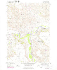 Dalzell NE South Dakota Historical topographic map, 1:24000 scale, 7.5 X 7.5 Minute, Year 1954