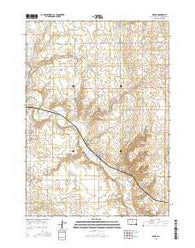 Dante South Dakota Current topographic map, 1:24000 scale, 7.5 X 7.5 Minute, Year 2015