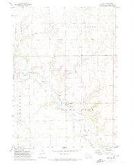 Dante South Dakota Historical topographic map, 1:24000 scale, 7.5 X 7.5 Minute, Year 1972